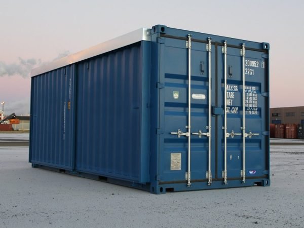 20ft Hi Cube Container (9′ 6″ high) suitable for IBC storage Sliding Door - Image 3