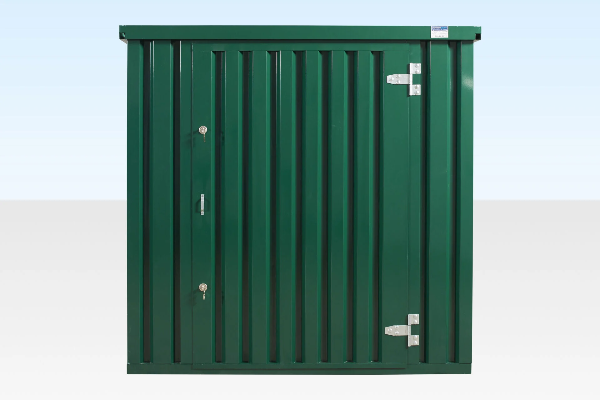 4m x 2.1m Powder Coated Flat Packed Store - Image 2