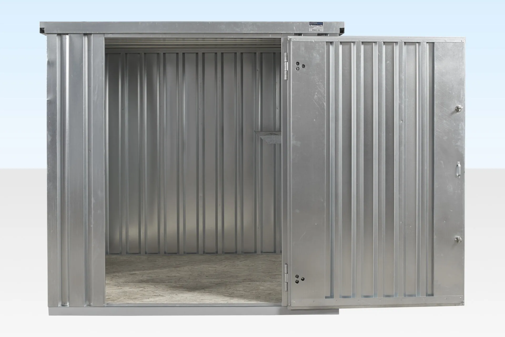 (2m) Flat Pack Metal Store - Image 2