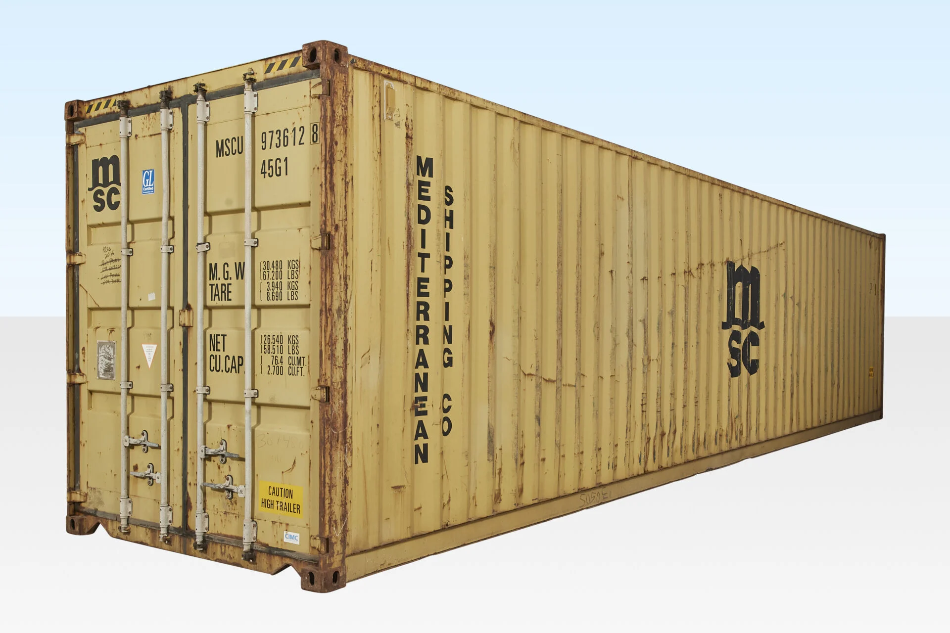 40Ft X 8Ft Used Shipping Container High Cube - Image 5
