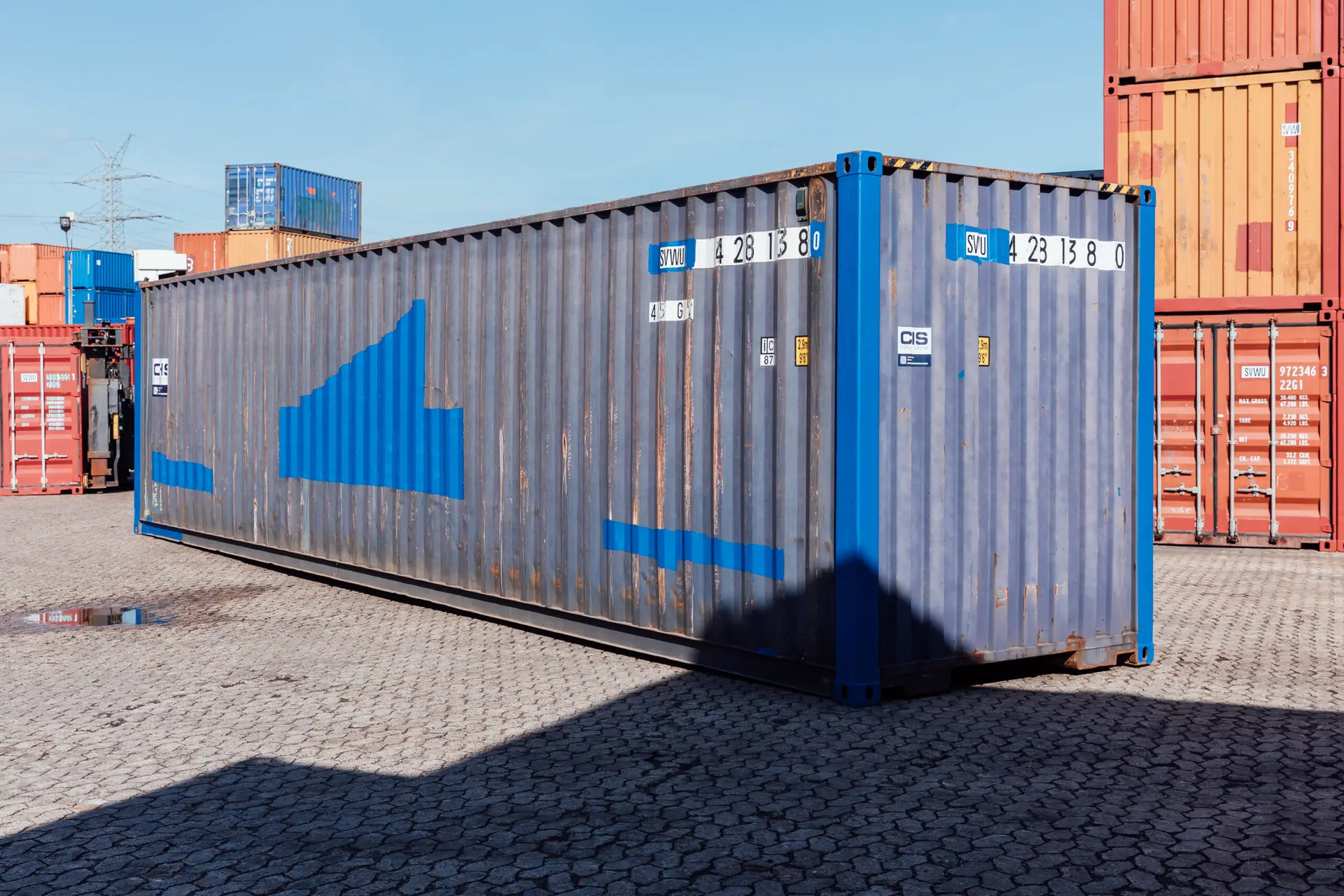 40Ft X 8Ft Used Shipping Container High Cube - Image 4