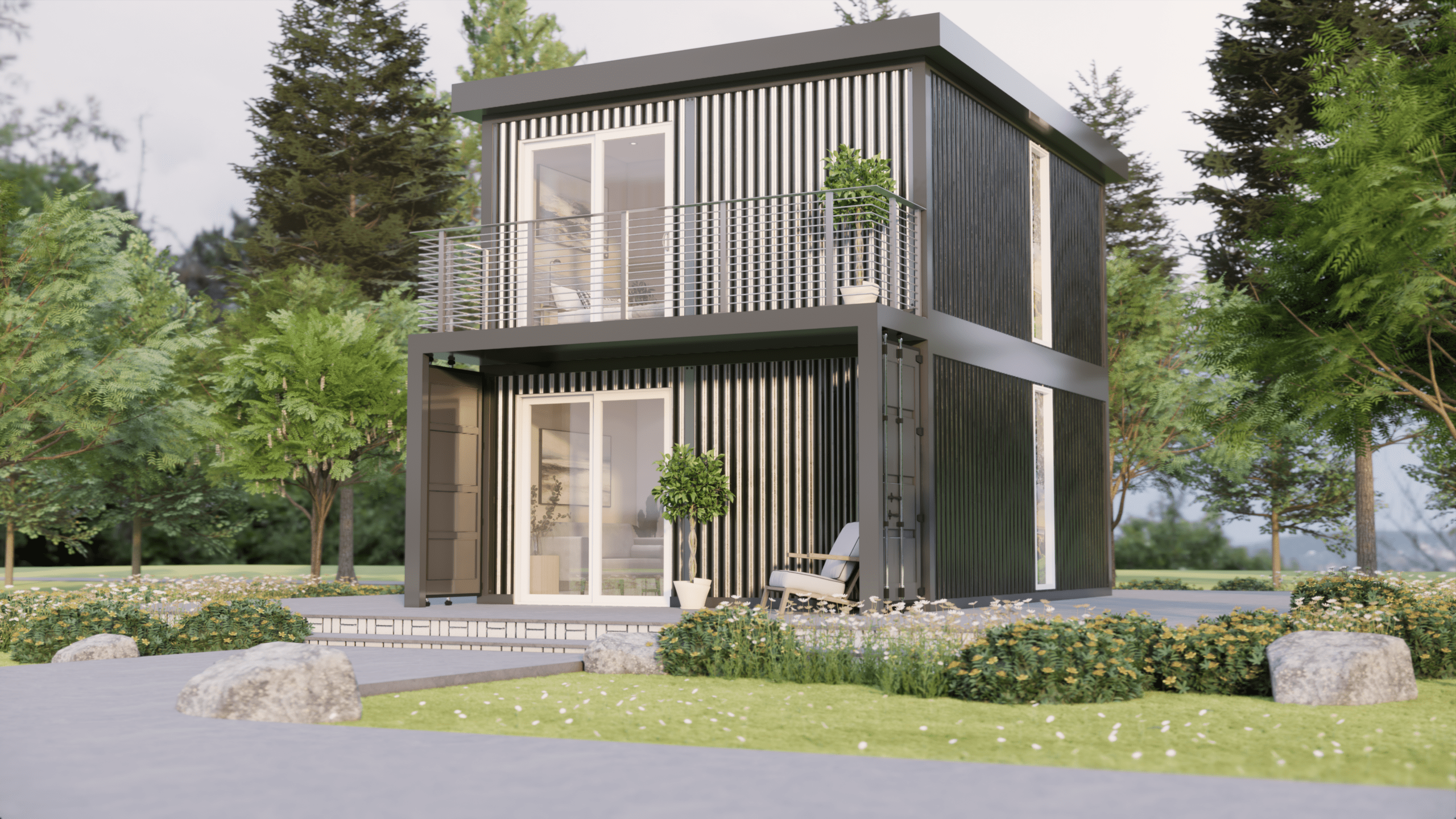 Two Floor Container House