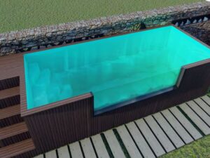Modular Container Swimming Pool Above Ground