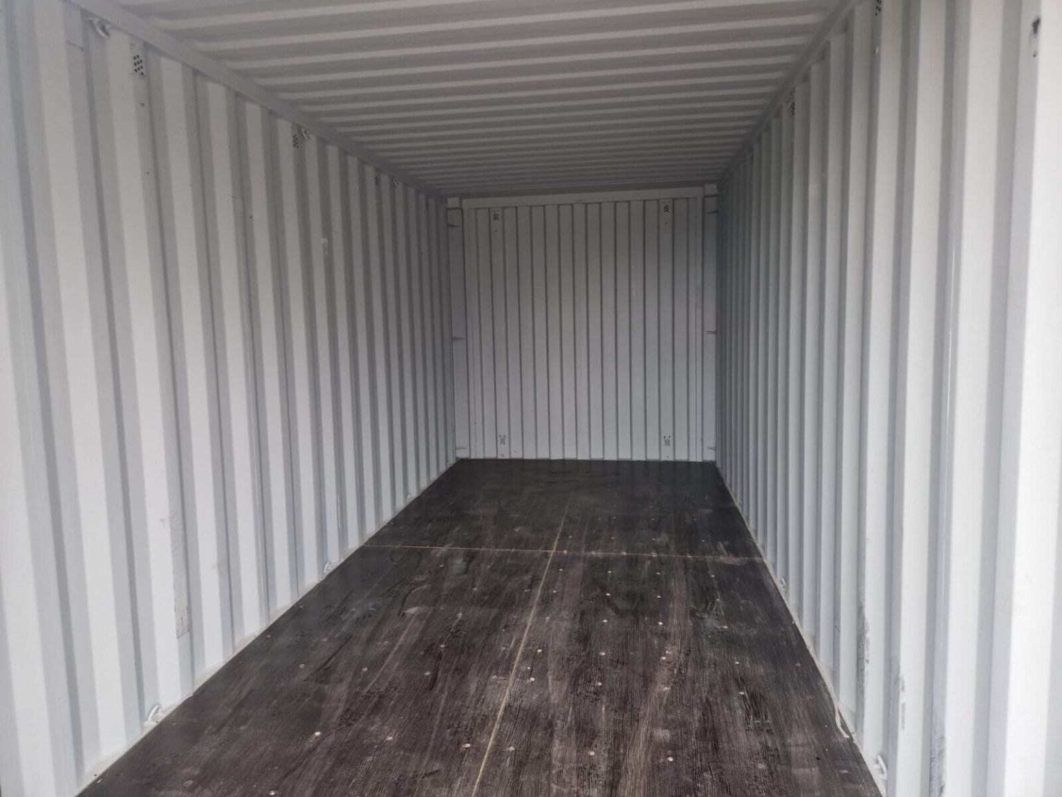 New 20Ft Shipping Container One Trip Green Easy Opening Door - Image 2